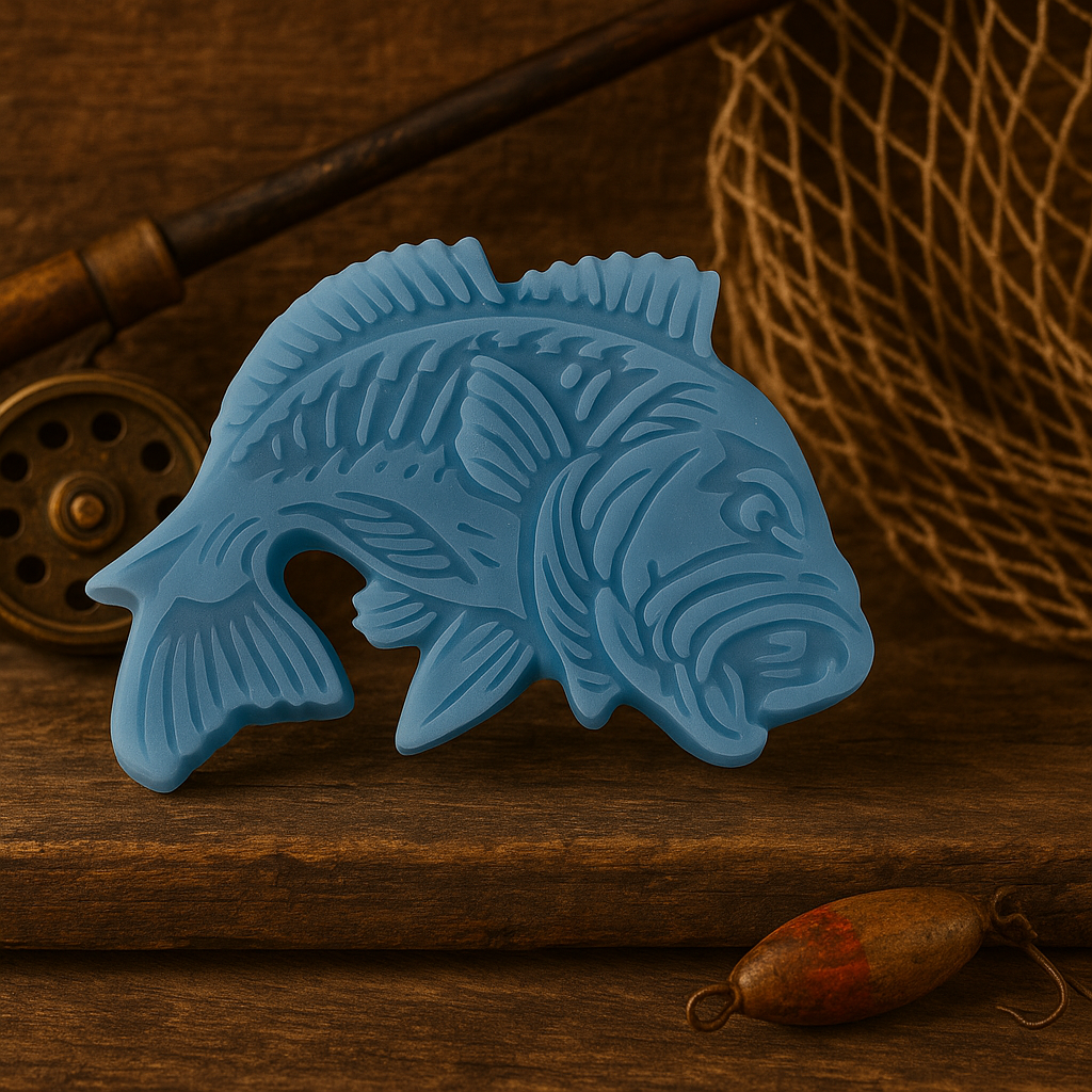 Hemp, goats milk blend fish soap