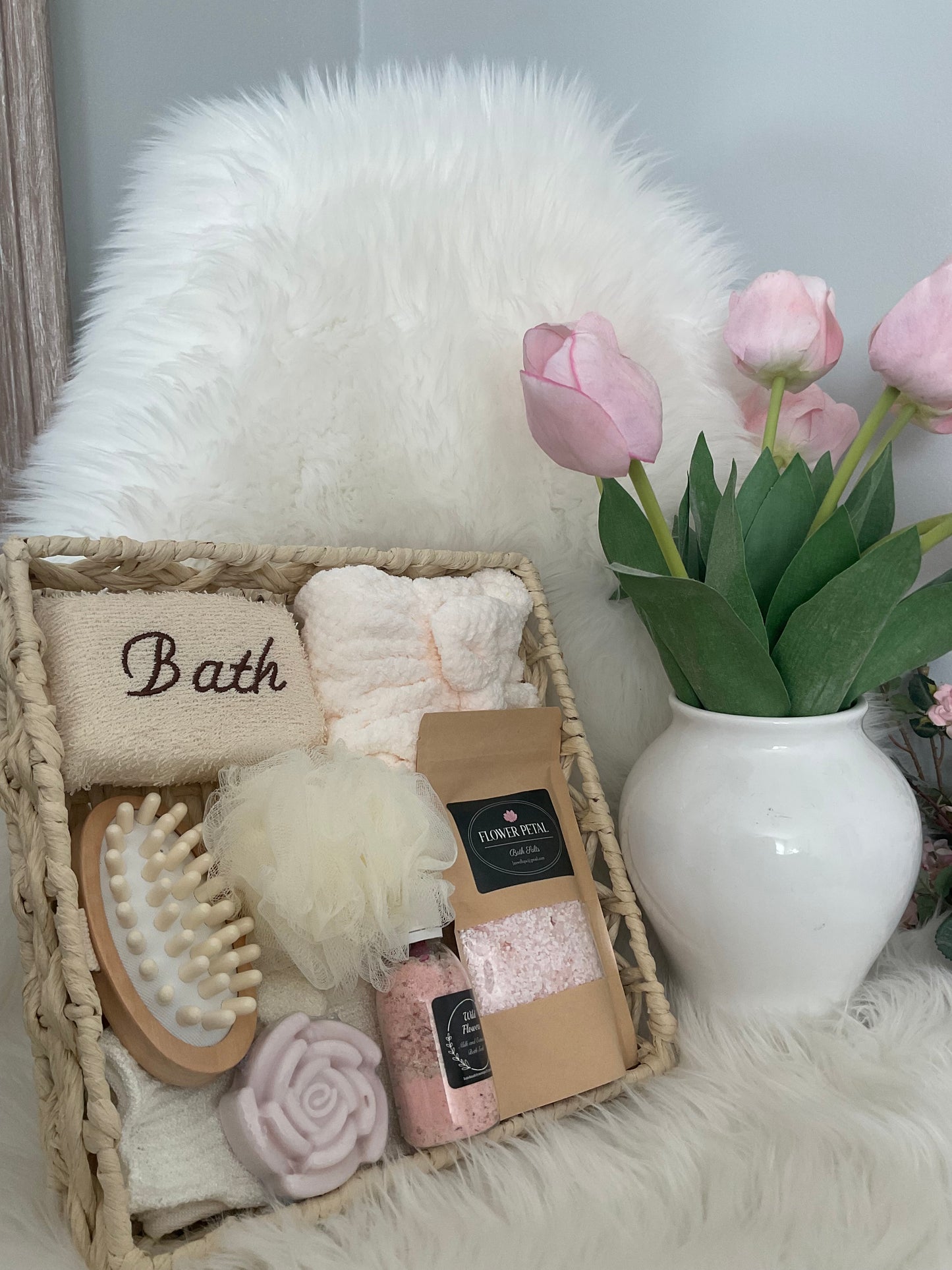 Spa gift basket