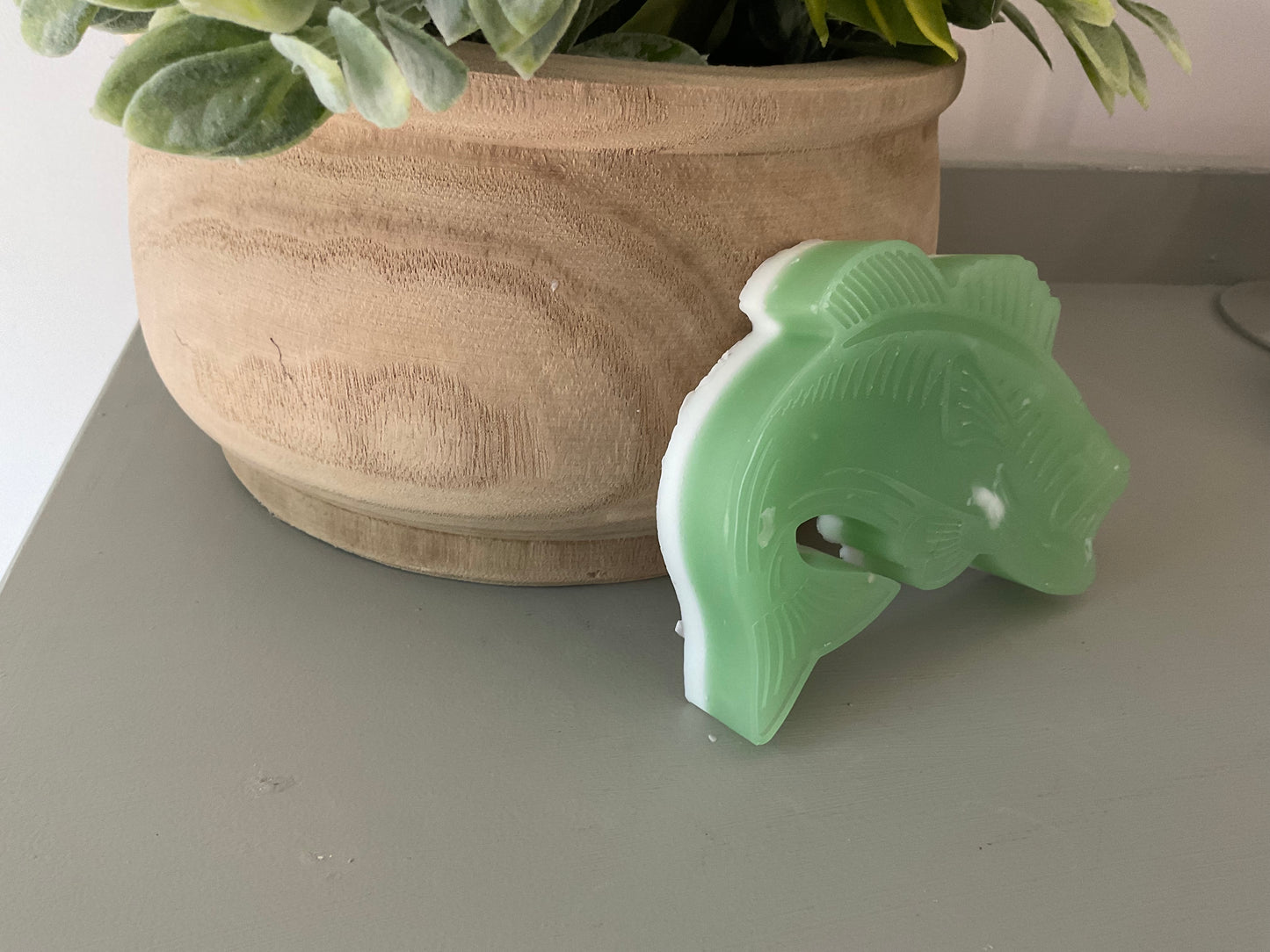 Hemp, goats milk blend fish soap