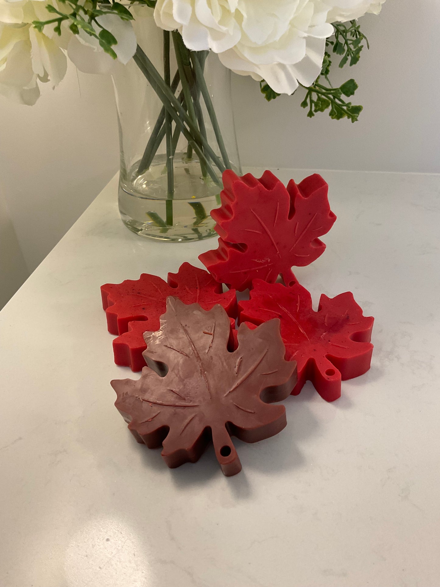 Maple leaf soap