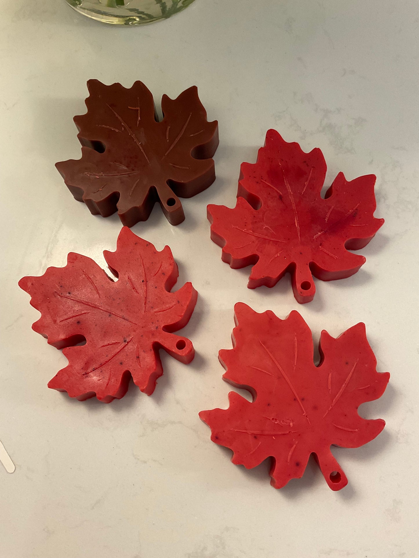 Maple leaf soap