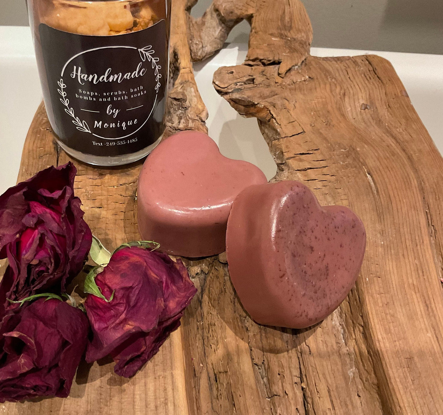 Handmade all natural clay soap.