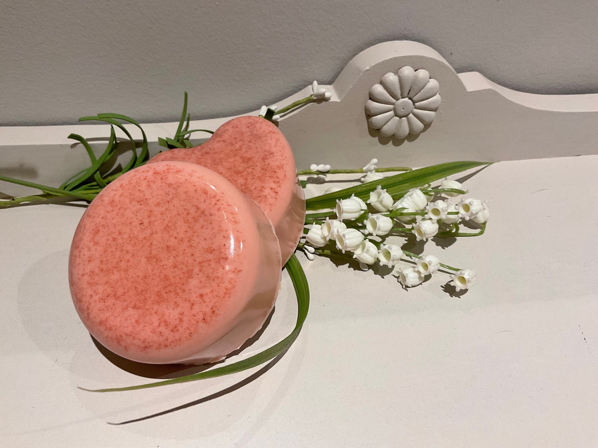 Handmade all natural clay soap.