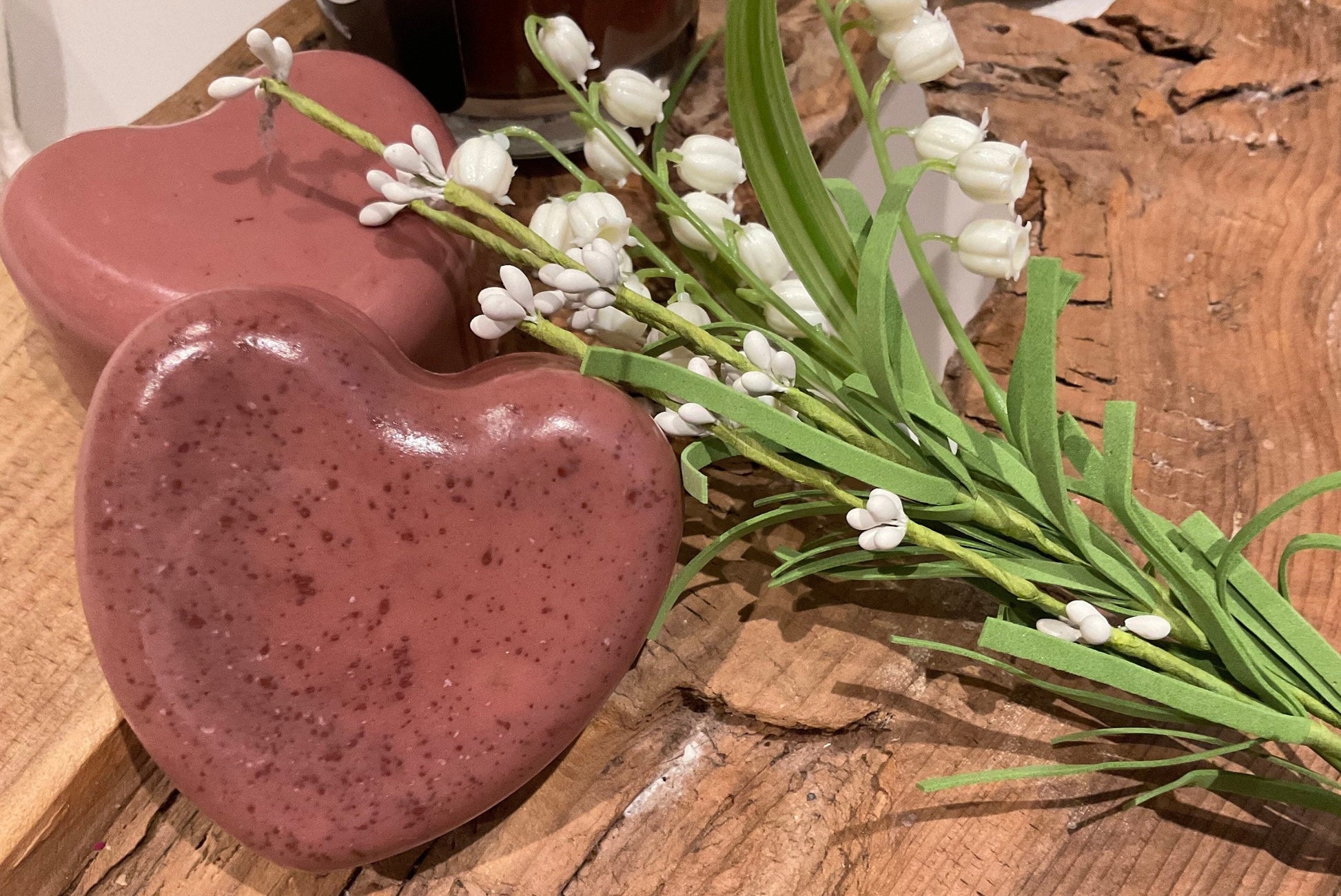 Handmade all natural clay soap.