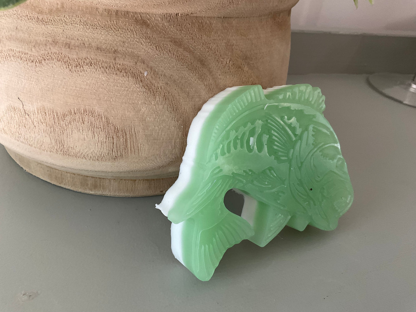 Hemp, goats milk blend fish soap