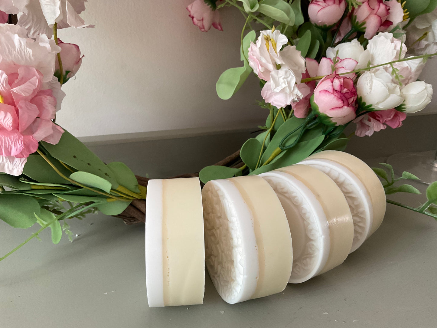 Medallion milk and honey soaps