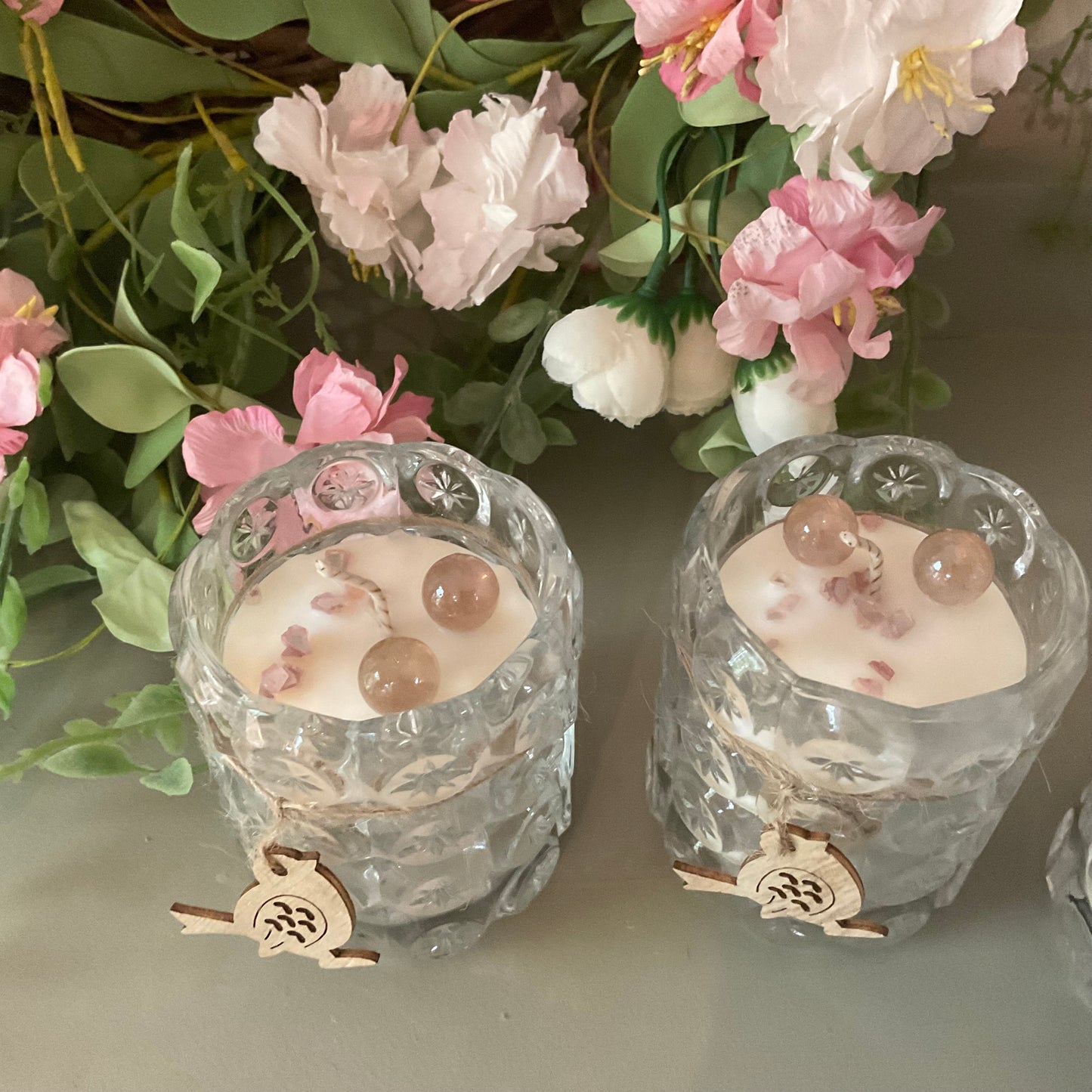 Milk and honey 8 oz candle