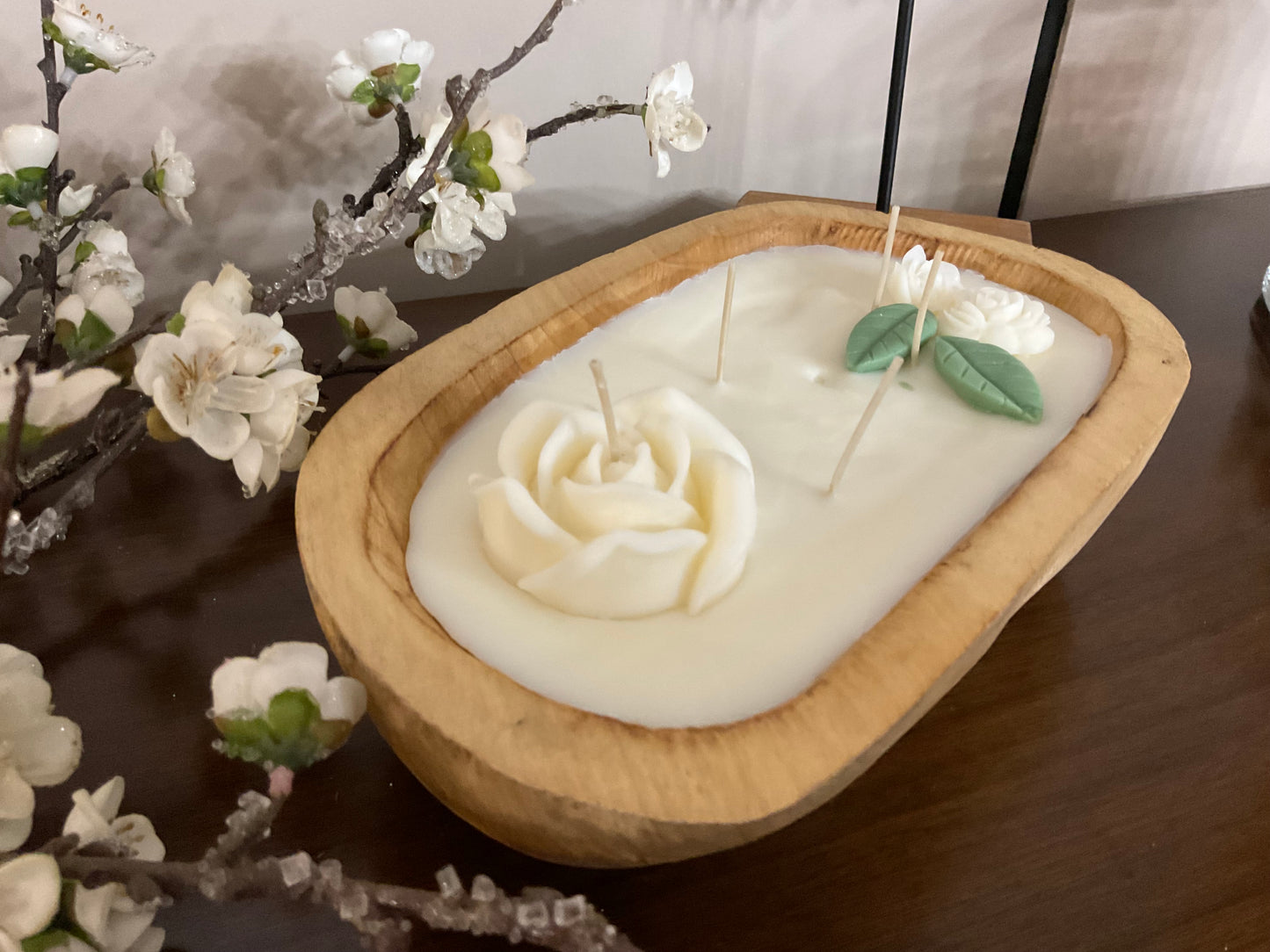 Dough bowl candles